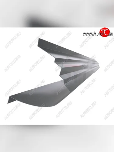 Левый металлический ремонтный порог (полнопрофильный, до уплотнителя) VSEPOROGI Nissan Quest  2 (1998-2002) V41 дорестайлинг, V41 рестайлинг