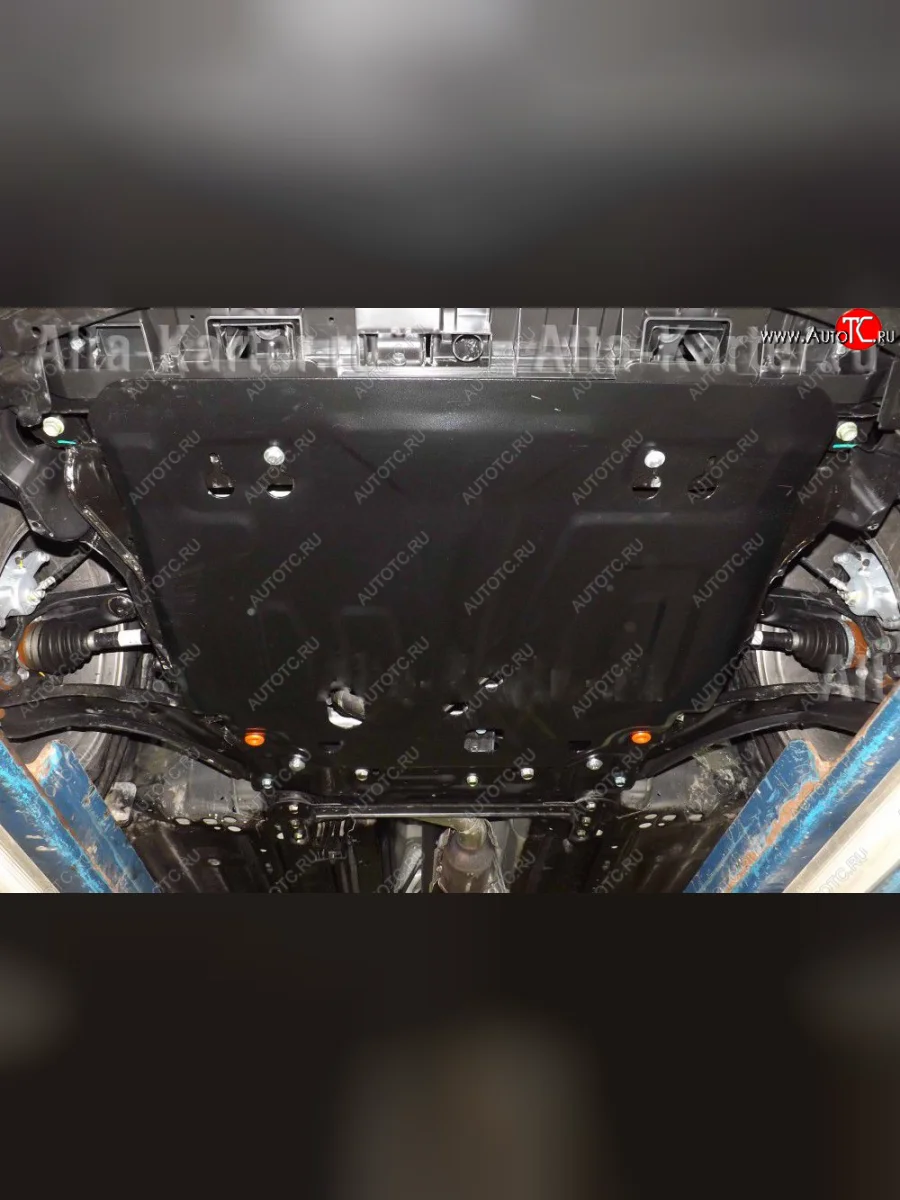 Защита картера двигателя и КПП ALFECO (дв. - все, коробка - все) Nissan Qashqai 2 J11 рестайлинг (2017-2022)  в Керчи Республика Крым