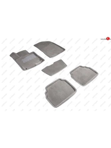 Коврики в салон SEINTEX 3D ВОРС (комплект) (Цвет: серый) KIA K5 DL (2019-2022)