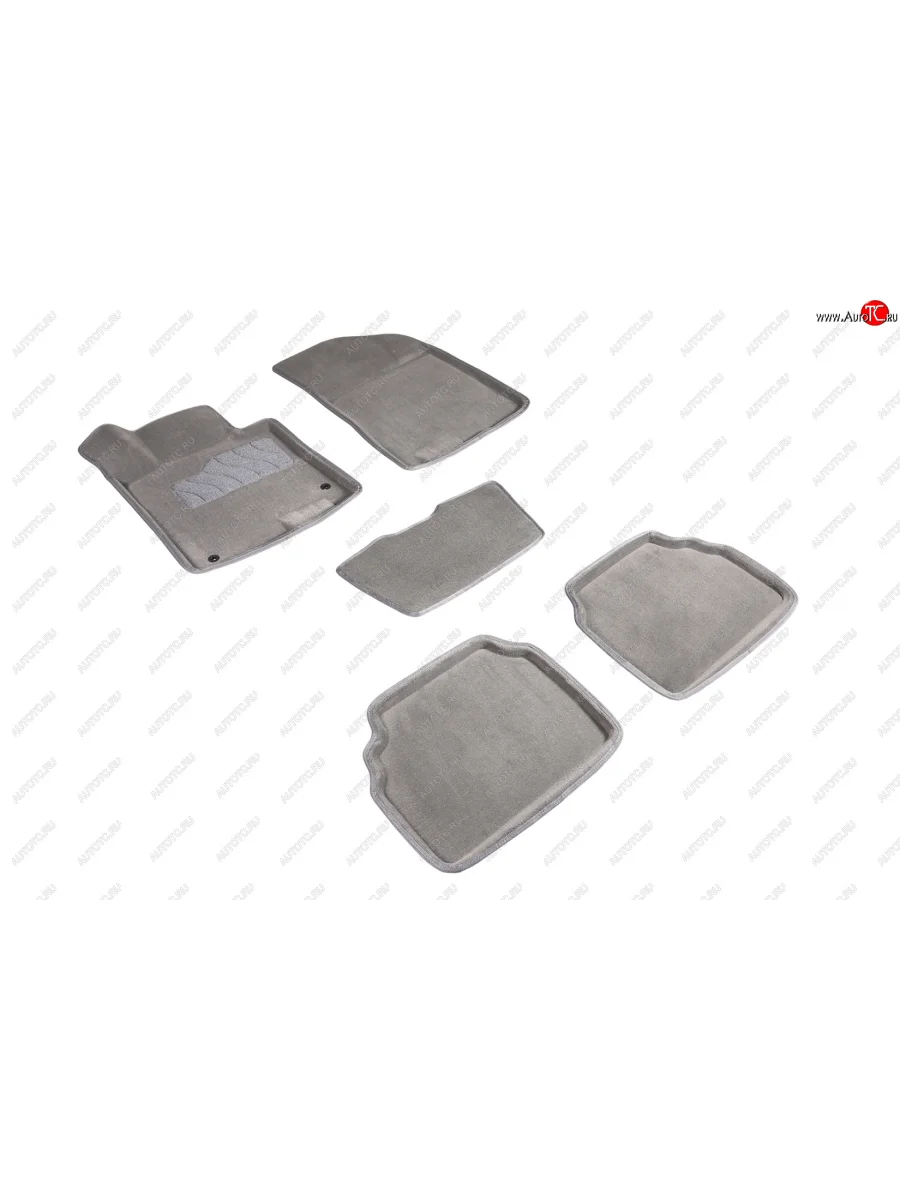 Коврики в салон SEINTEX 3D ВОРС (комплект) KIA K5 DL (2019-2022) (Цвет: серый)  в Керчи Республика Крым