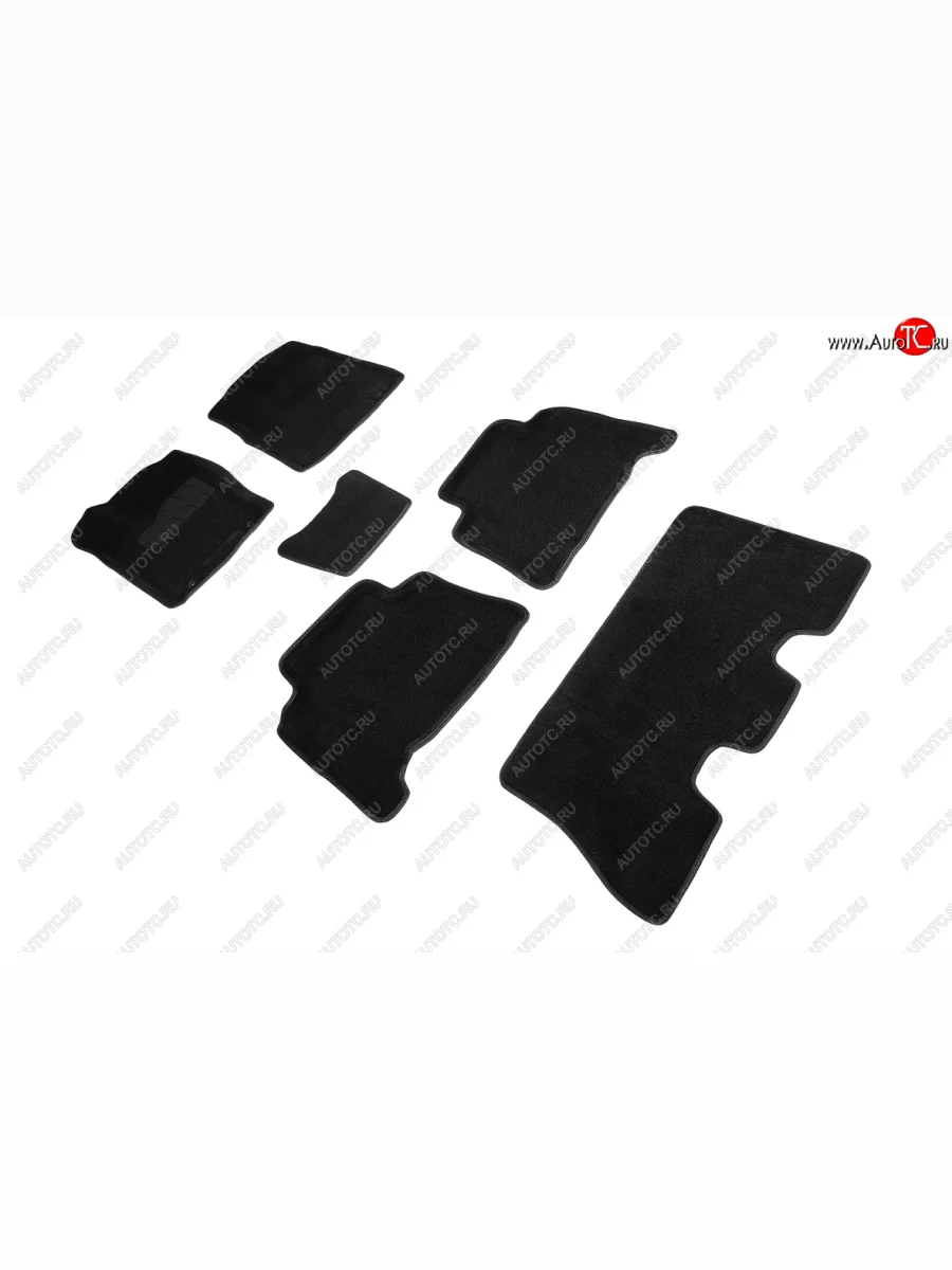 Коврики в салон SEINTEX 3D ВОРС (навес. педаль, черный, комплект) KIA Mohave HM рестайлинг (2017-2020)  в Керчи Республика Крым