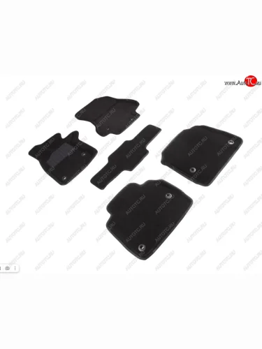 Коврики в салон SEINTEX 3D ВОРС (черный, комплект) (Цвет: черный) Lexus LS600HL XF40 дорестайлинг (2006-2009)