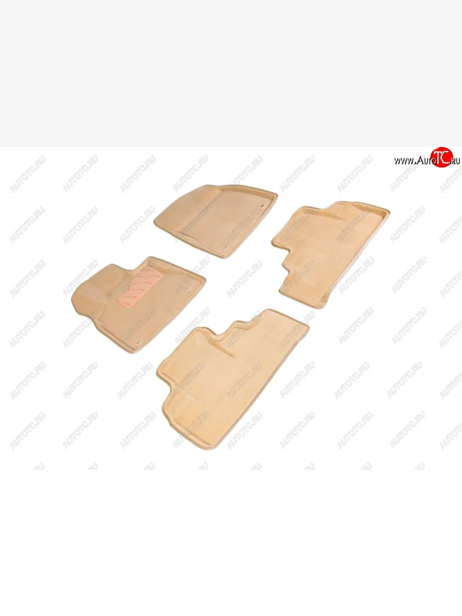Коврики в салон SEINTEX 3D ВОРС (комплект) Lexus RX350 AL20 дорестайлинг (2015-2019) (Цвет: бежевый)  в Самаре Самарской области
