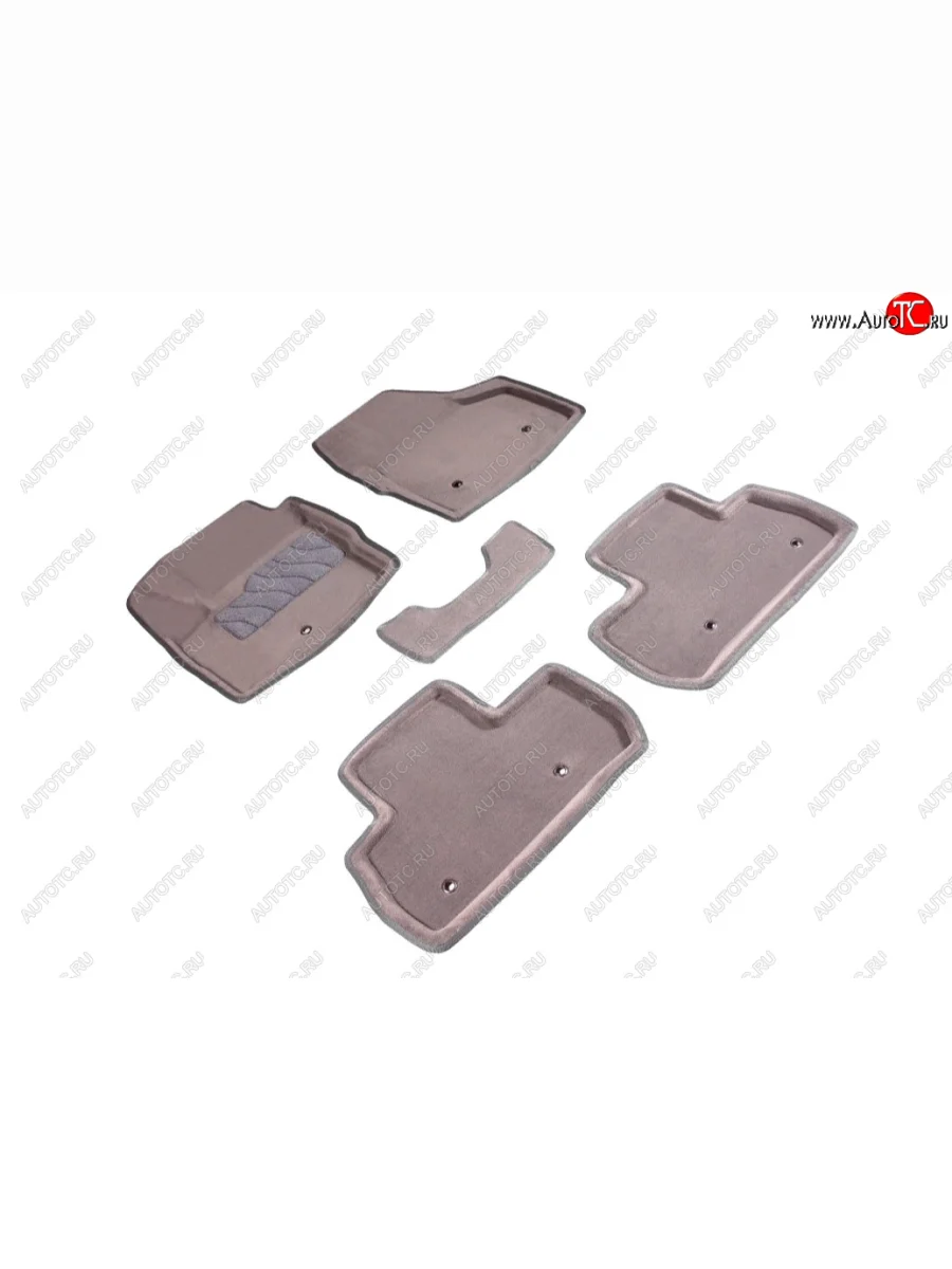 Коврики в салон SEINTEX 3D ВОРС (комплект) Land Rover Freelander L359 1-ый рестайлинг (2010-2012) (Цвет: серый)  с доставкой в г. Керчь