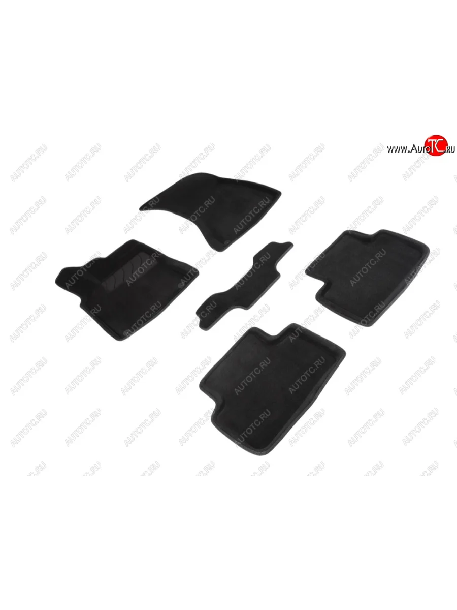 Коврики в салон SEINTEX 3D ВОРС (комплект)  Porsche Macan (2018-2025) 95B (Цвет: черный)  в Воронеже Воронежской области