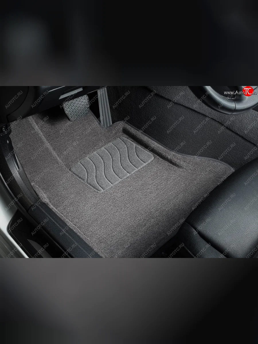 Коврики в салон SEINTEX 3D ВОРС (комплект) Skoda Karoq NU7 дорестайлинг (2017-2021) (Цвет: серый)  в Перми Пермском крае