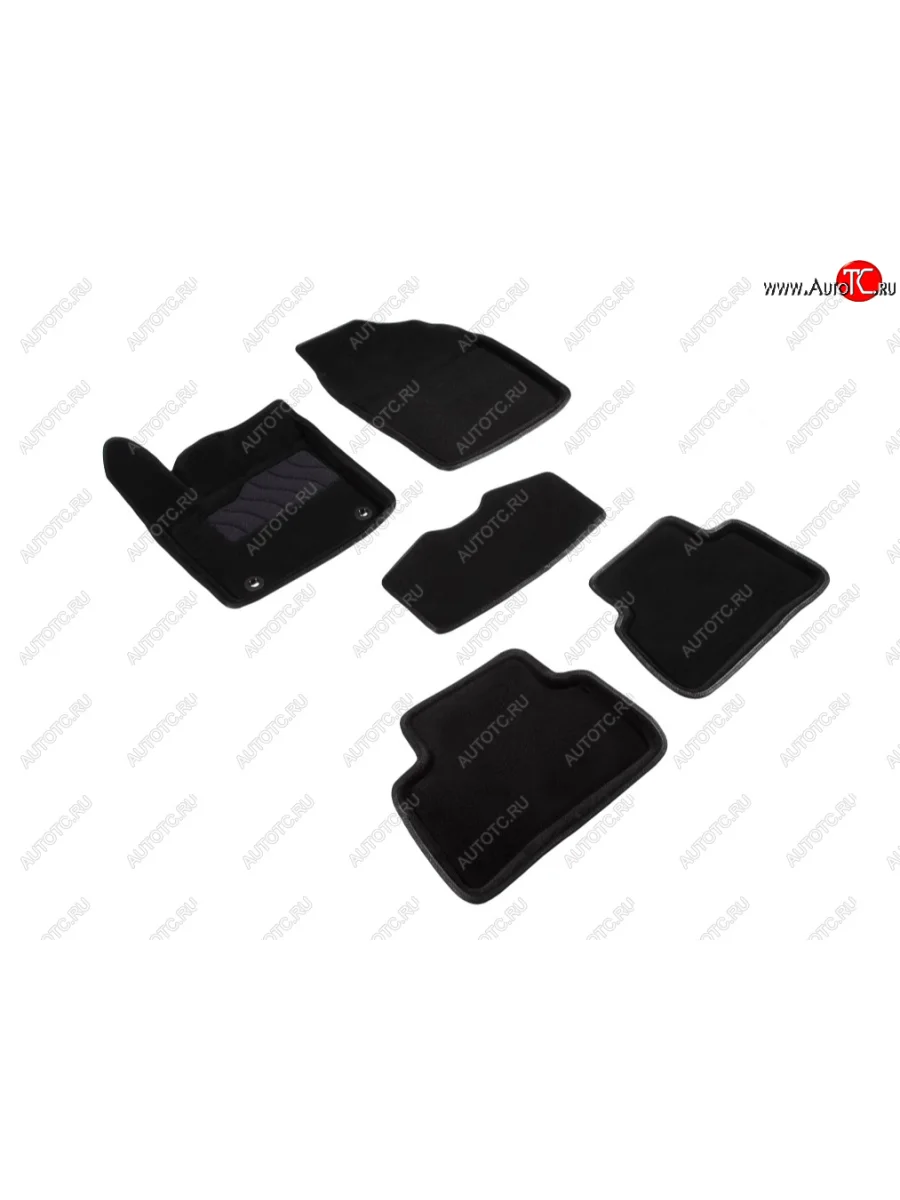 Коврики в салон SEINTEX 3D ВОРС (комплект, 2WD) Toyota C-HR NGX10, ZGX10 дорестайлинг (2016-2019) (Цвет: черный)  в Керчи Республика Крым