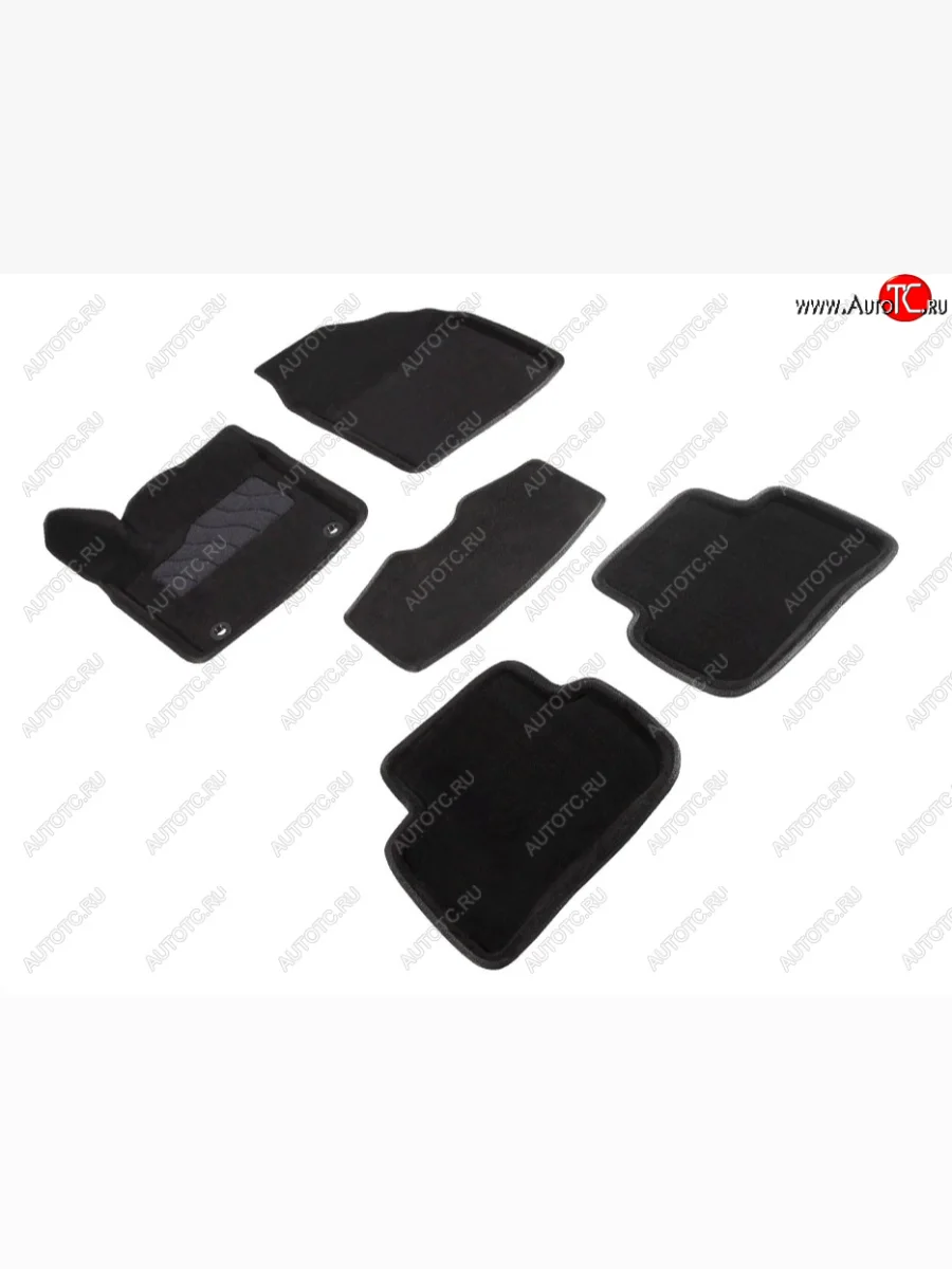 Коврики в салон SEINTEX 3D ВОРС (комплект)  Toyota C-HR (2016-2019) NGX10, ZGX10 (Цвет: черный)  в Воронеже Воронежской области