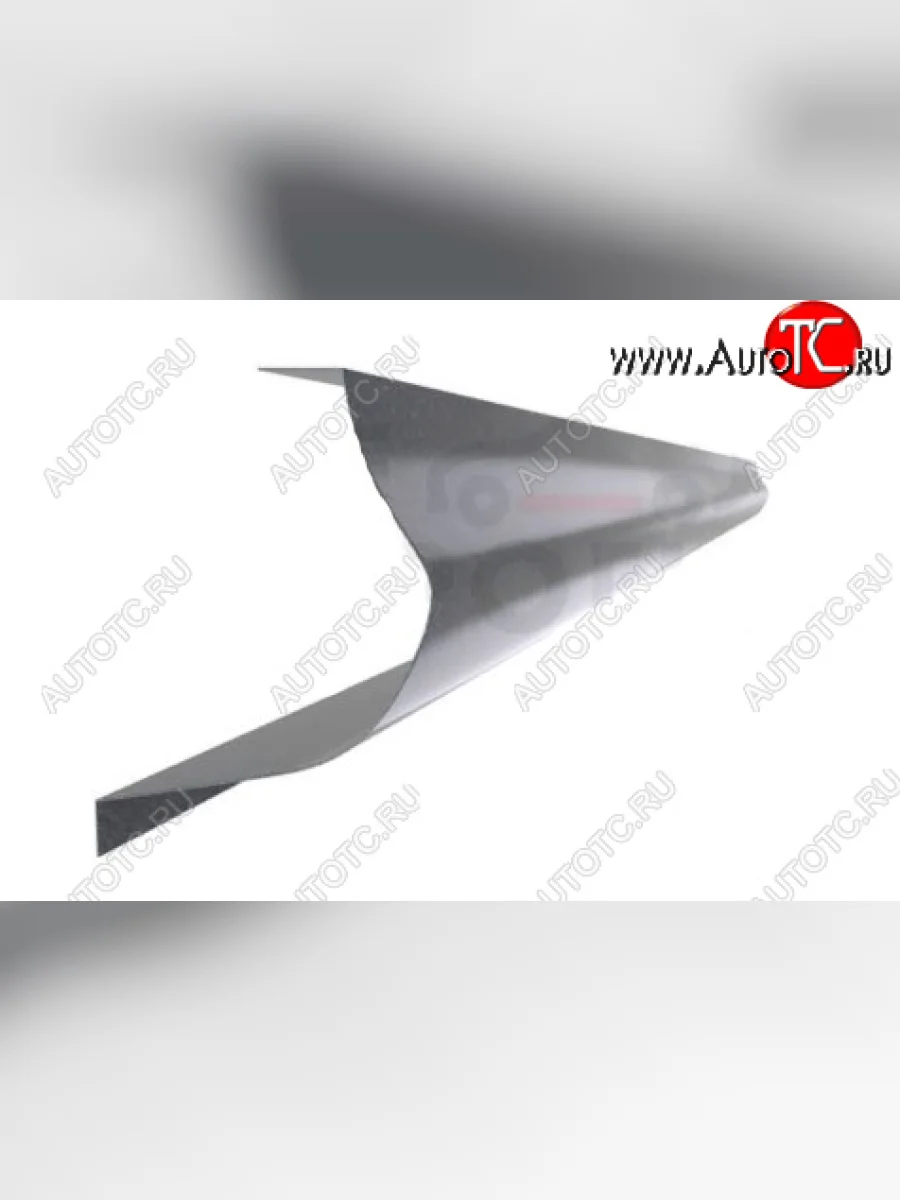 Левый металлический ремонтный порог (полнопрофильный, до уплотнителя) VSEPOROGI Peugeot 206 седан 2B рестайлинг (2006-2009)  с доставкой в г. Керчь