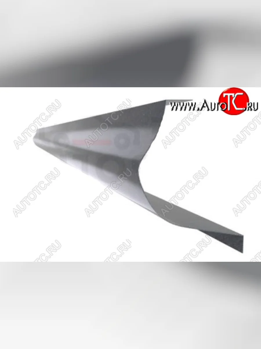 Правый металлический ремонтный порог (полнопрофильный, до уплотнителя) VSEPOROGI Peugeot 206 седан 2B рестайлинг (2006-2009)  с доставкой в г. Керчь