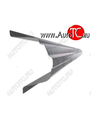 Левый металлический ремонтный порог (полнопрофильный, до уплотнителя) VSEPOROGI Peugeot 406  8B (1995-1999) седан дорестайлинг