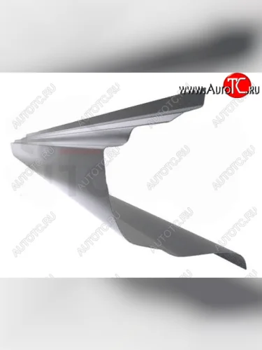 Правый металлический ремонтный порог (полнопрофильный, до уплотнителя) VSEPOROGI Renault Laguna X56 лифтбэк дорестайлинг (1993-1998)