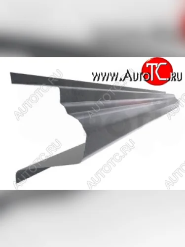 Левый металлический ремонтный порог (полнопрофильный, до уплотнителя) VSEPOROGI Skoda Fabia Mk1 хэтчбек рестайлинг (2004-2008)