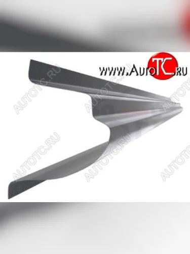 Левый металлический ремонтный порог (полнопрофильный, до уплотнителя) VSEPOROGI Toyota Funcargo рестайлинг (2002-2005)