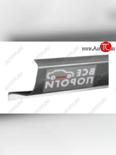 Левый металлический ремонтный порог (полнопрофильный) VSEPOROGI Toyota Hilux Surf  N210 (2002-2009) дорестайлинг, рестайлинг