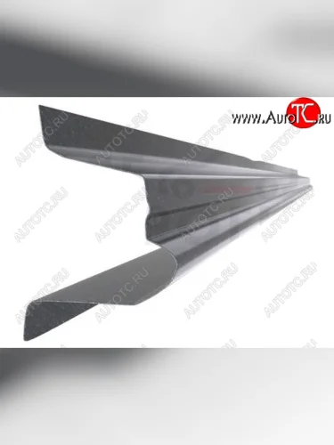 Левый металлический ремонтный порог (полнопрофильный, до уплотнителя) VSEPOROGI (3 двери) Toyota Land Cruiser Prado  J120 (2002-2009)