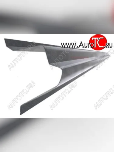 Левый металлический ремонтный порог (полнопрофильный, до уплотнителя) VSEPOROGI (5 дверей) Toyota Land Cruiser Prado  J120 (2002-2009)