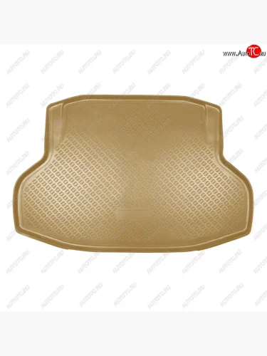 Коврик багажника Norplast Unidec (Бежевый) Honda Civic FC  седан дорестайлинг (2016-2019)