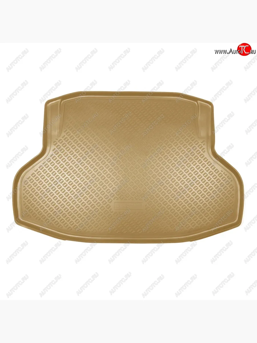 Коврик багажника Norplast Unidec Honda Civic FC  седан дорестайлинг (2016-2019) (Бежевый)  в Керчи Республика Крым