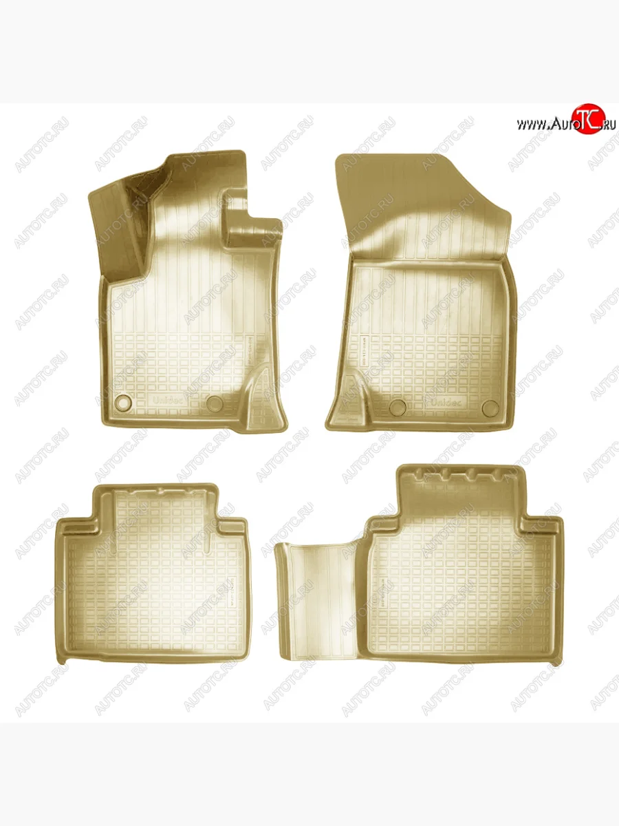 Коврики салона Norplast Unidec Geely Atlas Pro NL3 (2019-2025) (Бежевый)  в Керчи Республика Крым