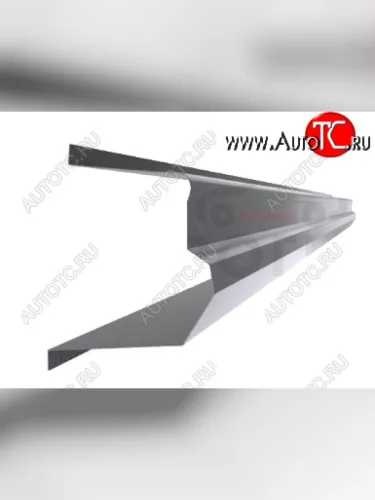 Левый металлический ремонтный порог (полнопрофильный, до уплотнителя) VSEPOROGI Toyota Avensis T250 седан дорестайлинг (2003-2006)