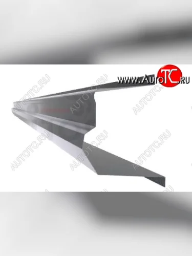 Правый металлический ремонтный порог (полнопрофильный, до уплотнителя) VSEPOROGI Toyota Avensis T250 седан дорестайлинг (2003-2006)