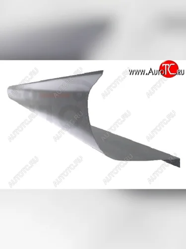 Правый металлический ремонтный порог (полнопрофильный, до уплотнителя) VSEPOROGI Toyota Aygo (2005-2014)