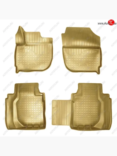 Коврики салона Norplast Unidec (Бежевый) Honda HR-V RU дорестайлинг (2014-2018)
