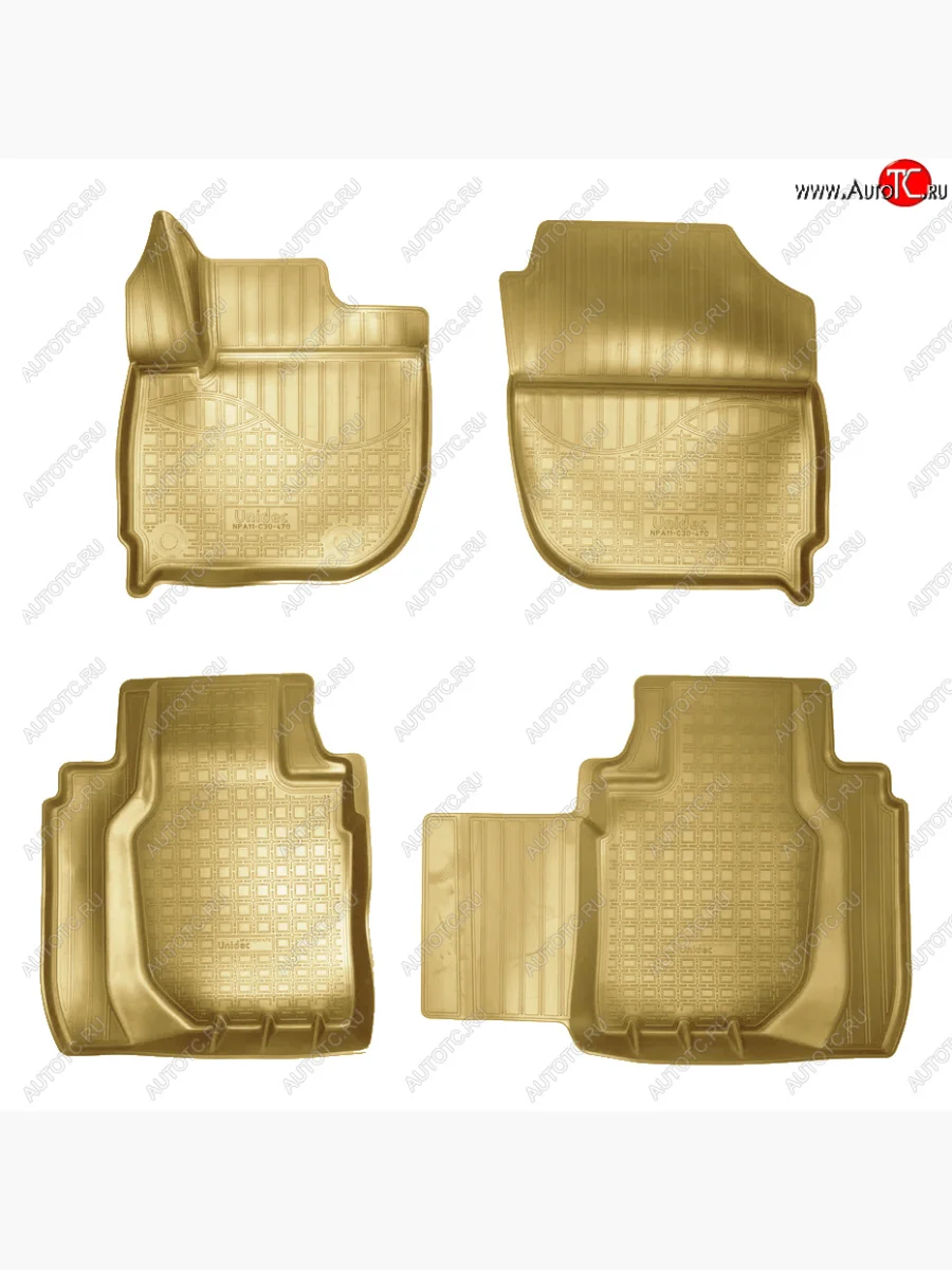 Коврики салона Norplast Unidec Honda HR-V RU дорестайлинг (2014-2018) (Бежевый)  в Перми Пермском крае