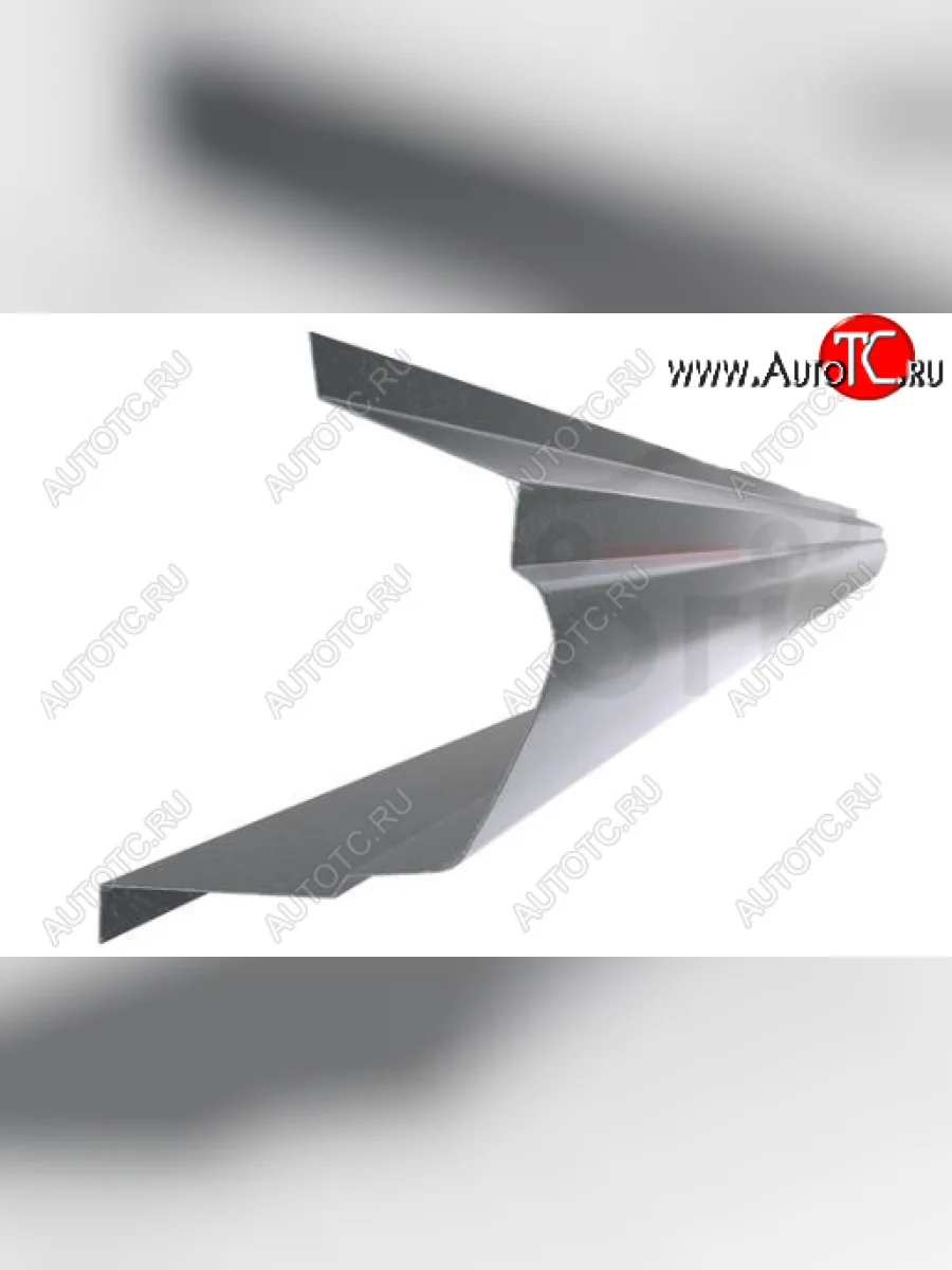 Левый металлический ремонтный порог (полнопрофильный, до уплотнителя) VSEPOROGI Daewoo Nexia рестайлинг (2008-2015)  в Воронеже Воронежской области