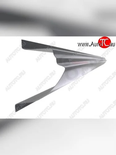 Левый металлический ремонтный порог (полнопрофильный, до уплотнителя) VSEPOROGI Toyota Yaris XP10 хэтчбэк 5 дв. (1999-2005)