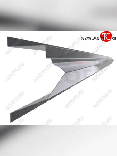 Левый металлический ремонтный порог (полнопрофильный, до уплотнителя) VSEPOROGI Nissan Datsun (1990-1995)