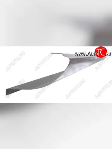 Левый металлический ремонтный порог (полнопрофильный, до уплотнителя) VSEPOROGI Mitsubishi Lancer 7 седан (1991-1995)