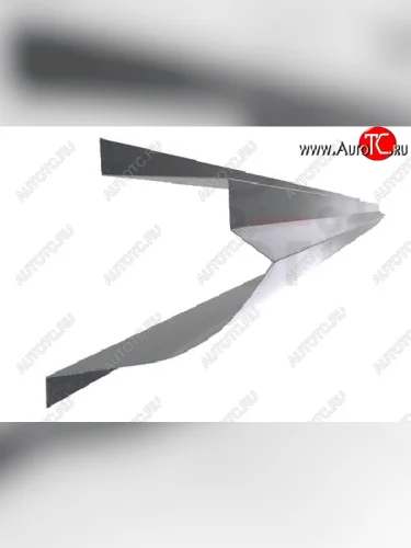 Левый металлический ремонтный порог (полнопрофильный, до уплотнителя) VSEPOROGI (седан) Mazda 323/Familia  седан (1998-2004) BJ дорестайлинг, BJ рестайлинг