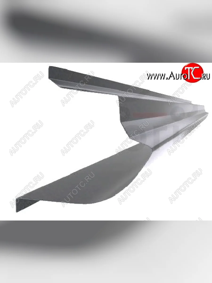 Левый металлический ремонтный порог (полнопрофильный, до уплотнителя) VSEPOROGI Mazda 323 BA дорестайлинг седан (1994-1996)  в Перми Пермском крае