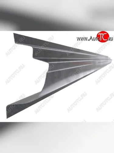 Левый металлический ремонтный порог (полнопрофильный, до уплотнителя) VSEPOROGI (холоднокатаная сталь) Fiat Ducato 244 (2002-2012)