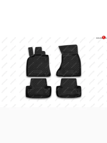 Комплект ковриков салона Element (полиуретан) (Черный) Audi Q5 8R дорестайлинг (2008-2012)