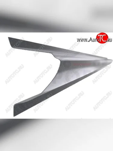 Левый металлический ремонтный порог (полнопрофильный, до уплотнителя) VSEPOROGI Iveco Daily (2006-2011)