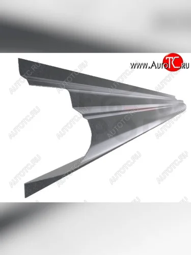 Левый металлический ремонтный порог (полнопрофильный, до уплотнителя) VSEPOROGI Jeep Liberty KK (2007-2013)