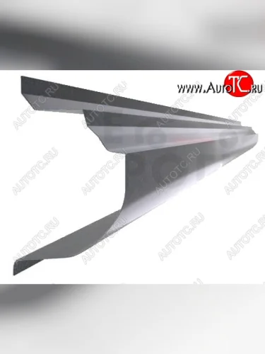 Левый металлический ремонтный порог (полнопрофильный, до уплотнителя) VSEPOROGI ТАГАЗ Vega  C100 (2009-2011)