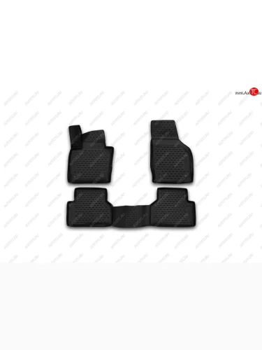 Комплект 3D ковриков салона Element (полиуретан, АКПП) Audi Q3 8U рестайлинг (2014-2018)