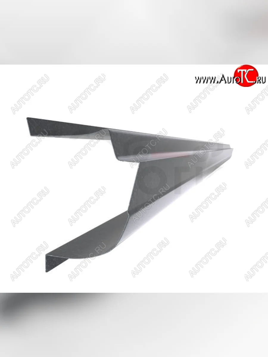 Левый металлический ремонтный порог (полнопрофильный, до уплотнителя) VSEPOROGI  Москвич 407 (1960-1963)  в Самаре Самарской области