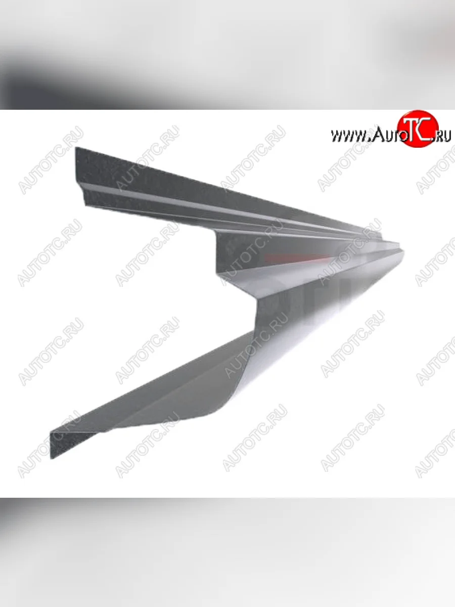 Левый металлический ремонтный порог (полнопрофильный, до уплотнителя) VSEPOROGI Nissan Almera 2 N16 седан дорестайлинг (2000-2003)  в Воронеже Воронежской области