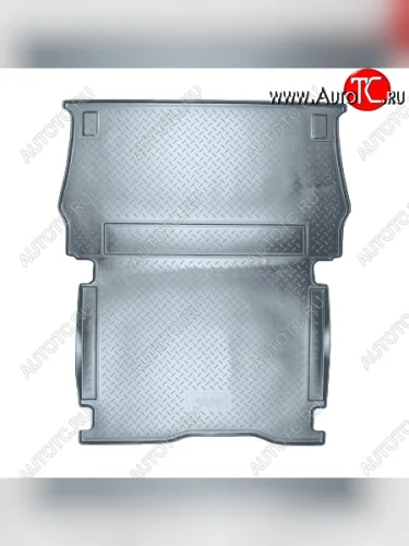 Коврик багажника Norplast Unidec (фургон стандартная база, сборка РФ) (Серый) Opel Combo B9 (2021-2025)