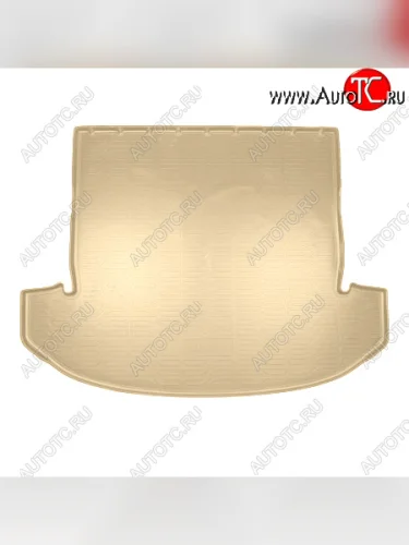 Коврик багажника Norplast Unidec (сложенный 3 ряд) (Бежевый) Chery Tiggo 8 (T18) дорестайлинг (2018-2022)