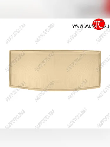 Коврик багажника Norplast Unidec (разложенный 3 ряд) (Бежевый) Chevrolet Tahoe GMT T1XX   (2019-2022)