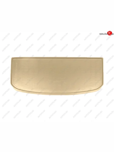 Коврик багажника Norplast Unidec (разложенный 3 ряд) (бежевый) EXEED VX дорестайлинг (2020-2023)