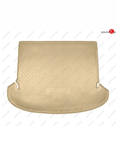 Коврик багажника Norplast Unidec (7 мест, сложенный 3 ряд) (бежевый) KIA Sorento XM дорестайлинг (2009-2012)