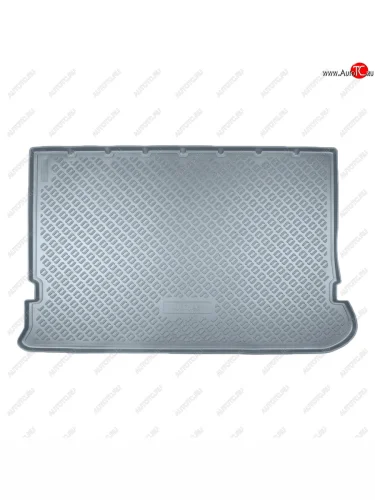 Коврик багажника Norplast Unidec (7 мест, разложенный 3 ряд) (серый) Seat Alhambra 7M рестайлинг (2000-2010)