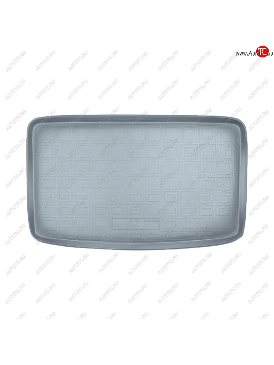 Коврик багажника Norplast Unidec (7 мест разложенный 3-й ряд) Seat Alhambra 7N рестайлинг (2015-2020) (серый)  в Перми Пермском крае